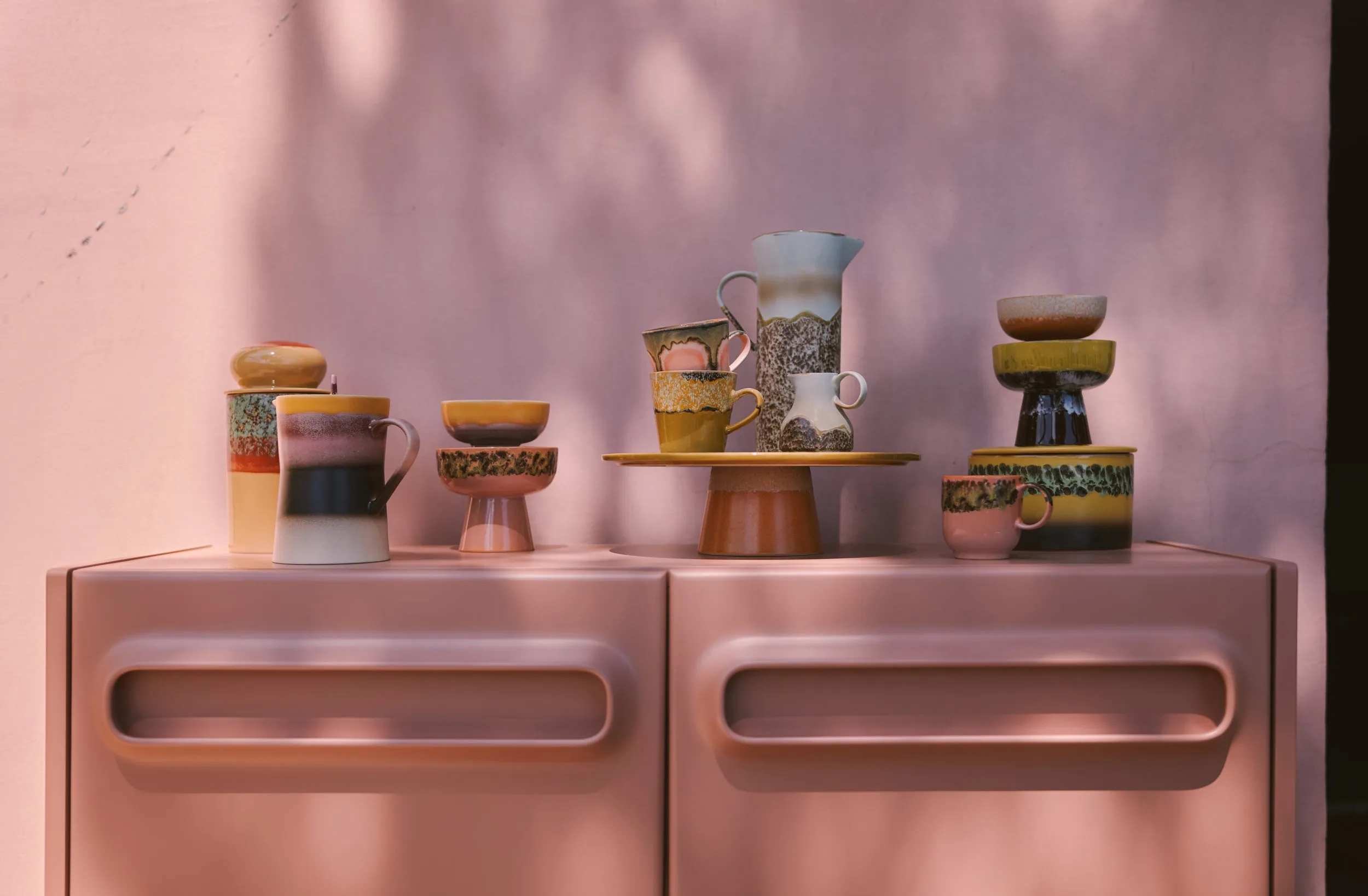 70s Ceramics: Coffee Mugs Valley (Set of 6)