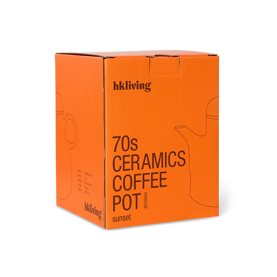 70s Ceramics: Coffee Pot Dunes