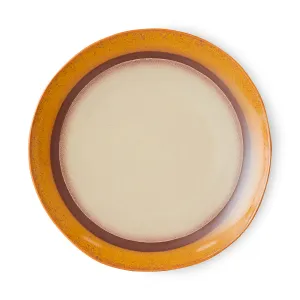 70s Ceramics: Dinner Plates Coconut (Set of 2)