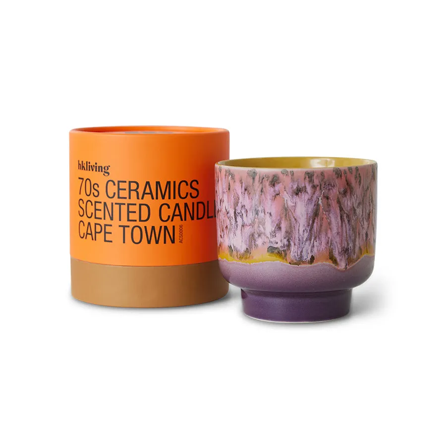 70's Ceramics Scented Candle Cape Town