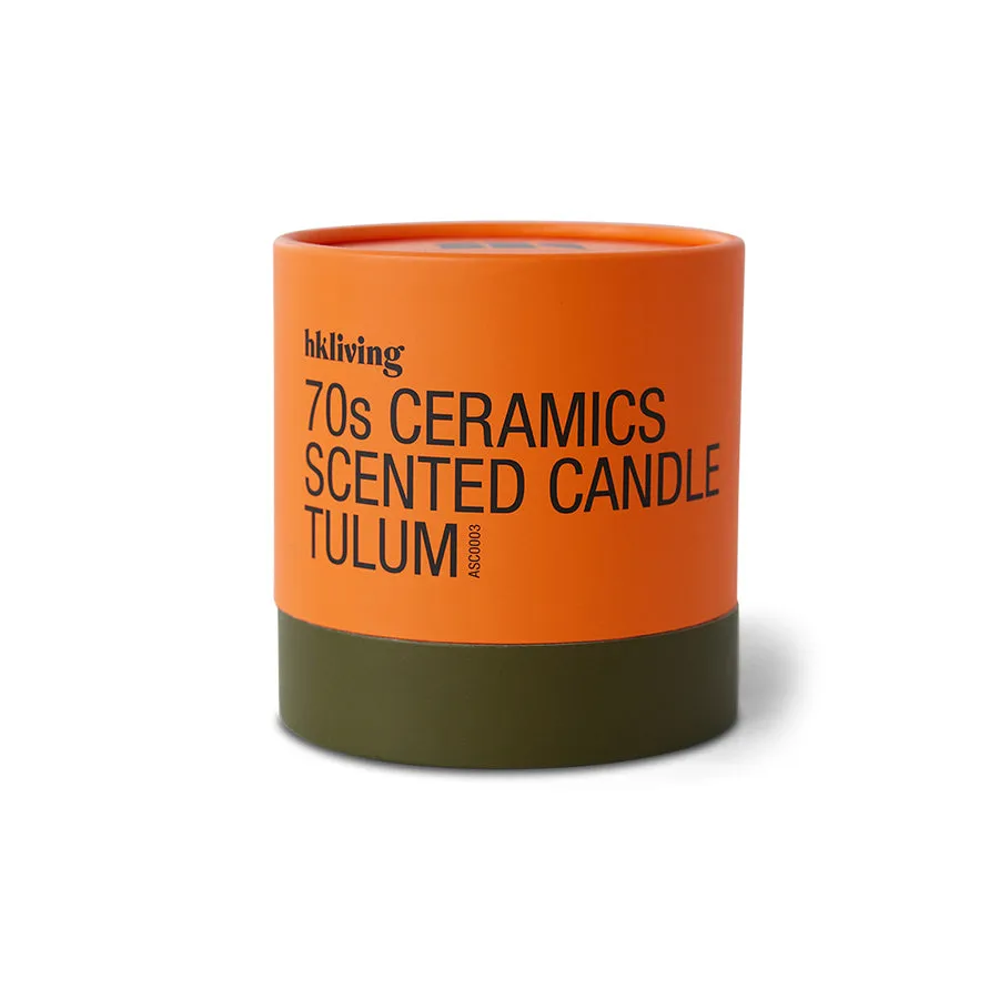70's Ceramics Scented Candle Tulum