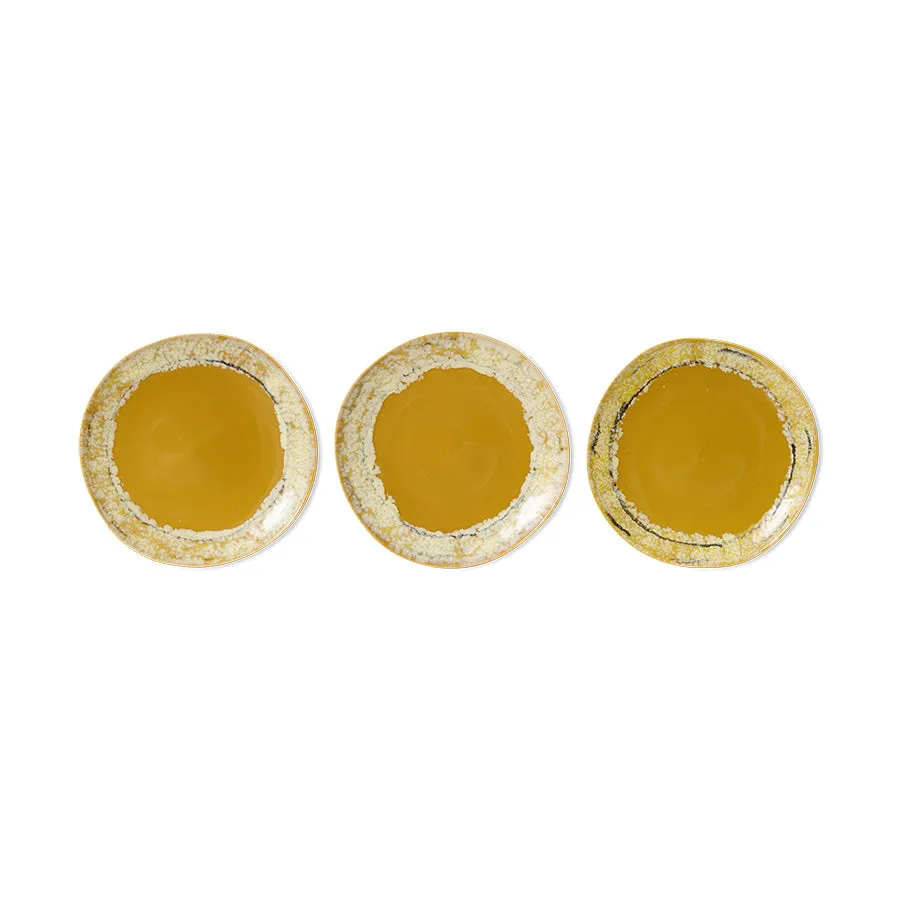 70s Ceramics: Side Plates Paradise (Set of 2)