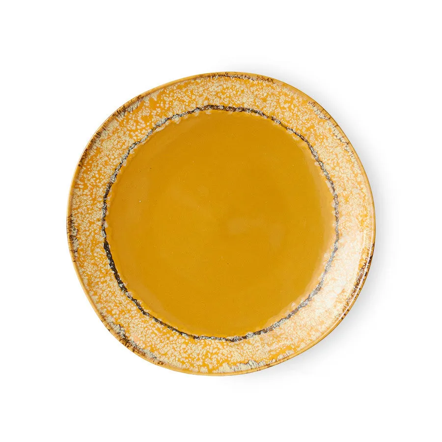 70s Ceramics: Side Plates Paradise (Set of 2)