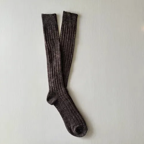 Alpaca Socks - Chocolate
