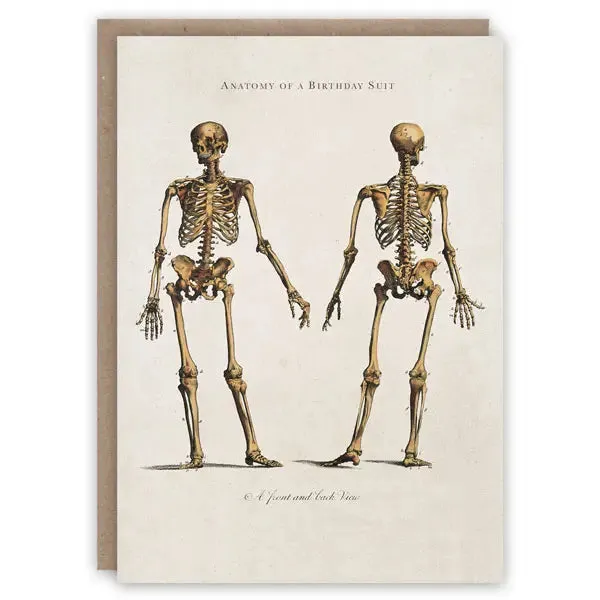 Anatomy of a Birthday Suit Card