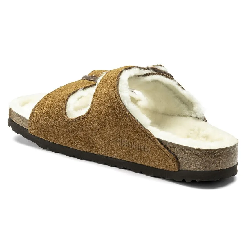 Arizona Shearling Suede Leather - Mink