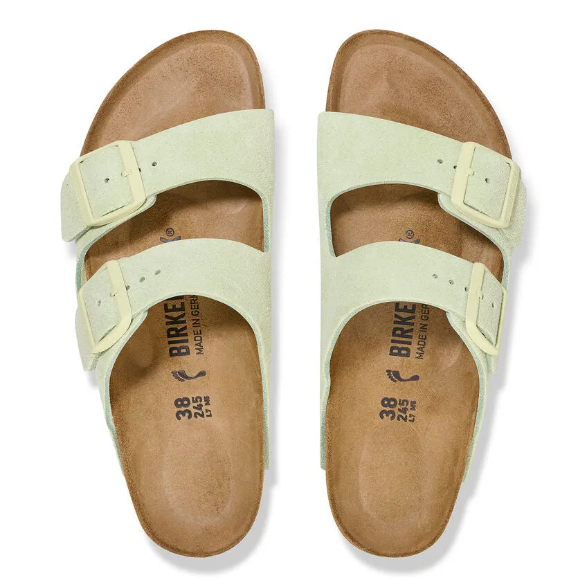 Arizona Suede Leather - Faded Lime