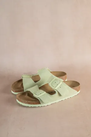 Arizona Suede Leather - Faded Lime