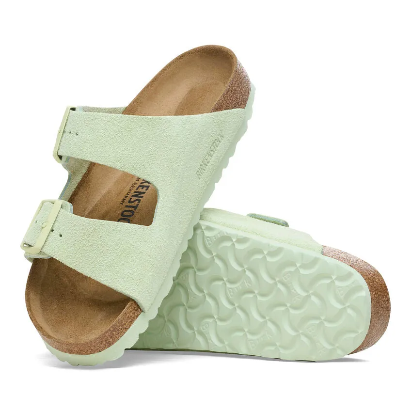Arizona Suede Leather - Faded Lime