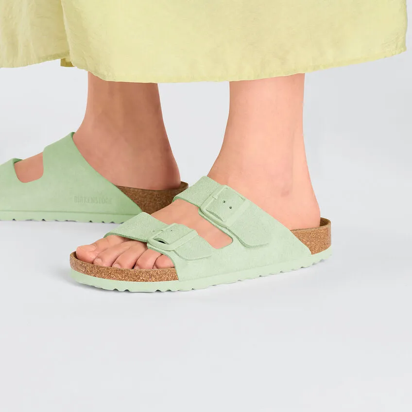 Arizona Suede Leather - Faded Lime