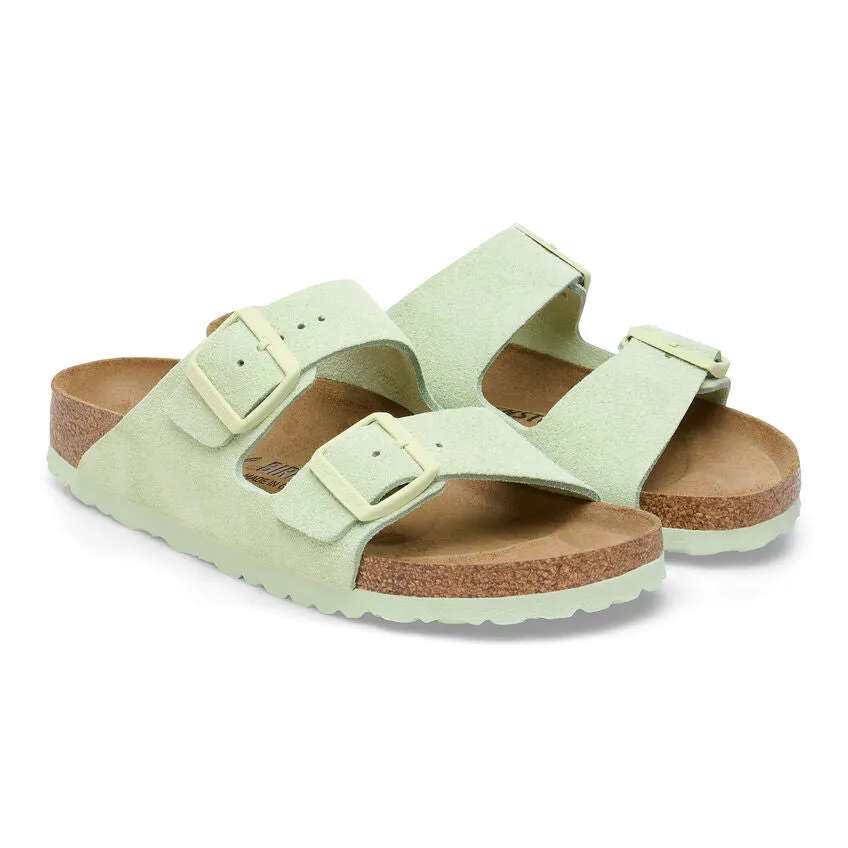 Arizona Suede Leather - Faded Lime