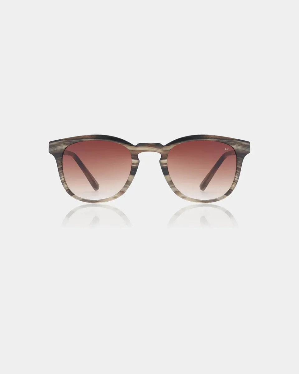 Bate Sunglasses - Striped Horn