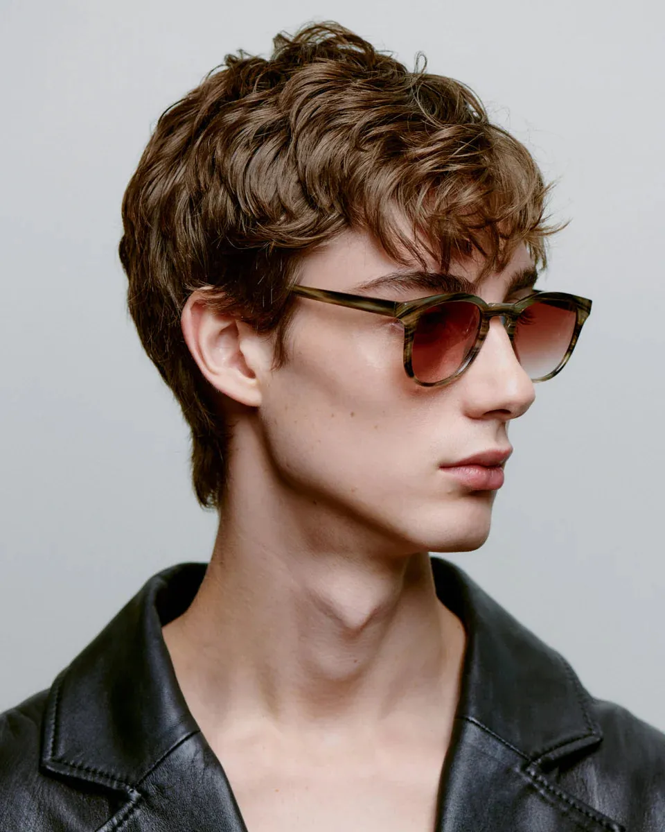 Bate Sunglasses - Striped Horn