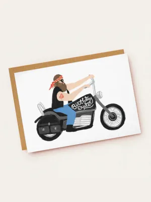 Birthday Biker Card