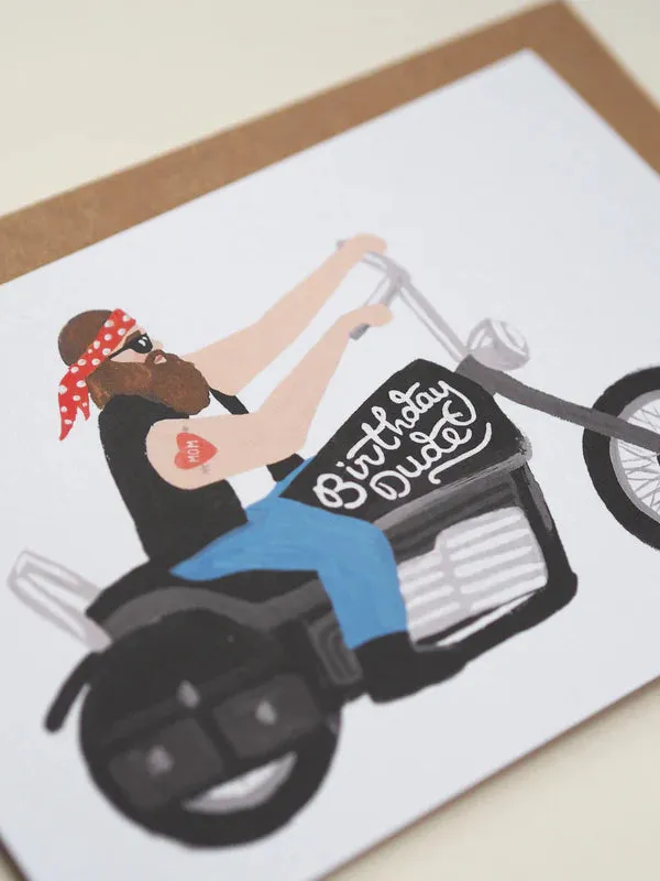 Birthday Biker Card