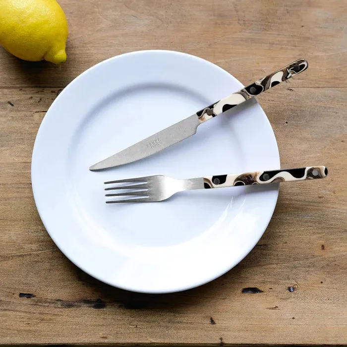 Bistrot Vintage Dune Dinner Knife - Black
