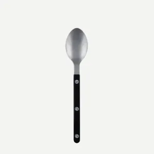 Bistrot Vintage Solid Dessert Spoon - Black