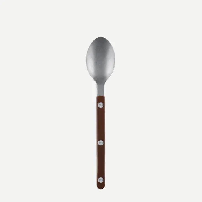 Bistrot Vintage Solid Dessert Spoon - Chocolate