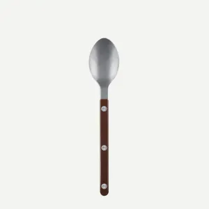 Bistrot Vintage Solid Dessert Spoon - Chocolate