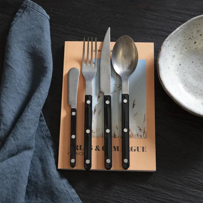 Bistrot Vintage Solid Dinner Fork - Black