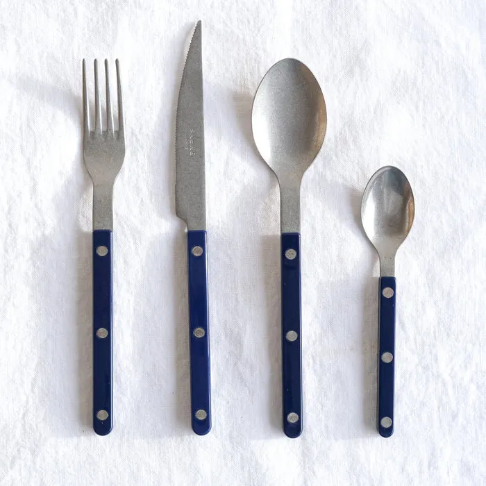 Bistrot Vintage Solid Teaspoon - Navy Blue