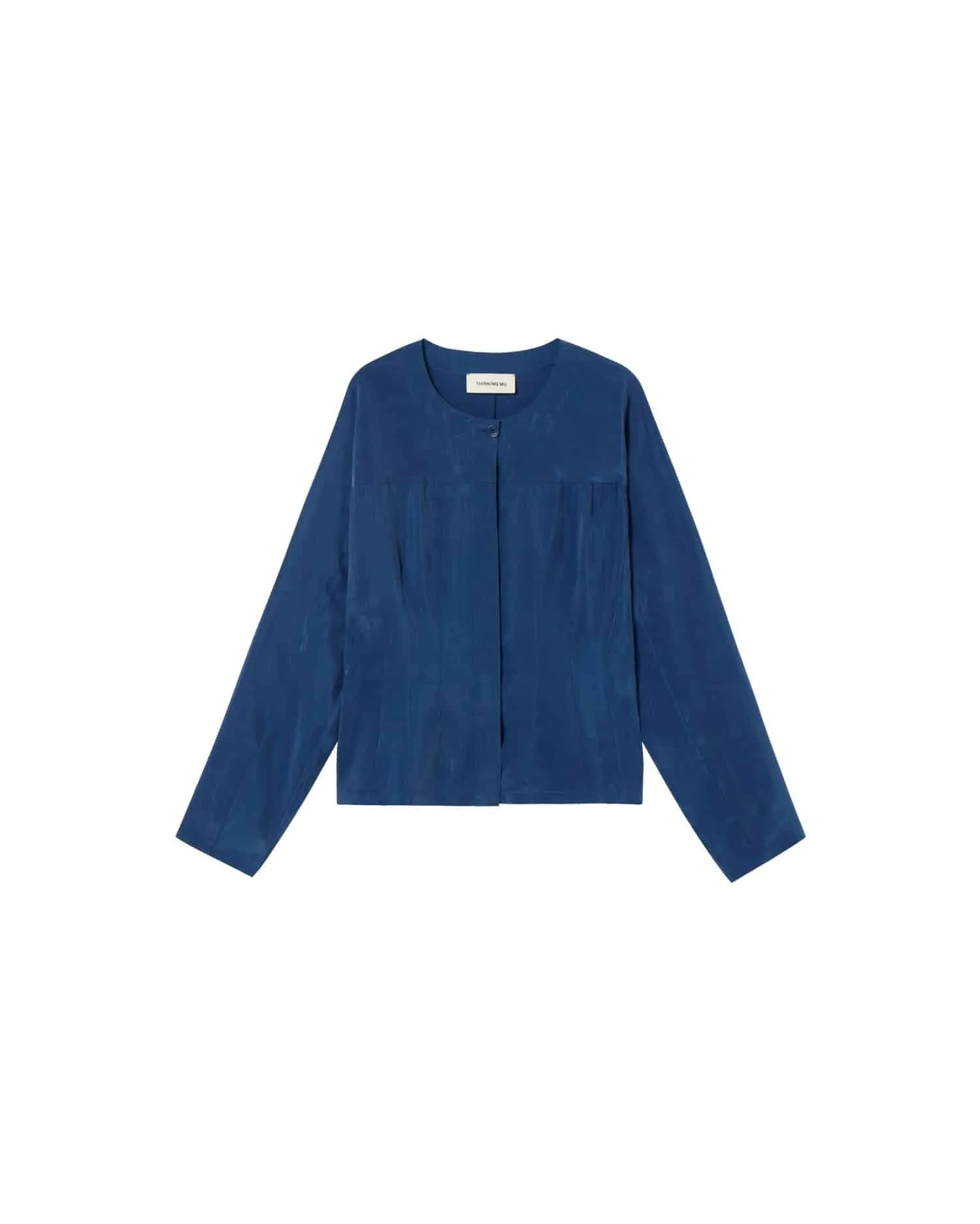 Blue Cobalt Cupro Briana Blouse