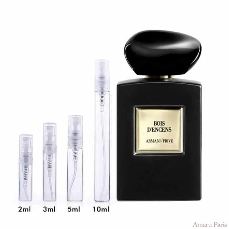 Bois d'Incense Giorgio Armani for women and men Decant Samples