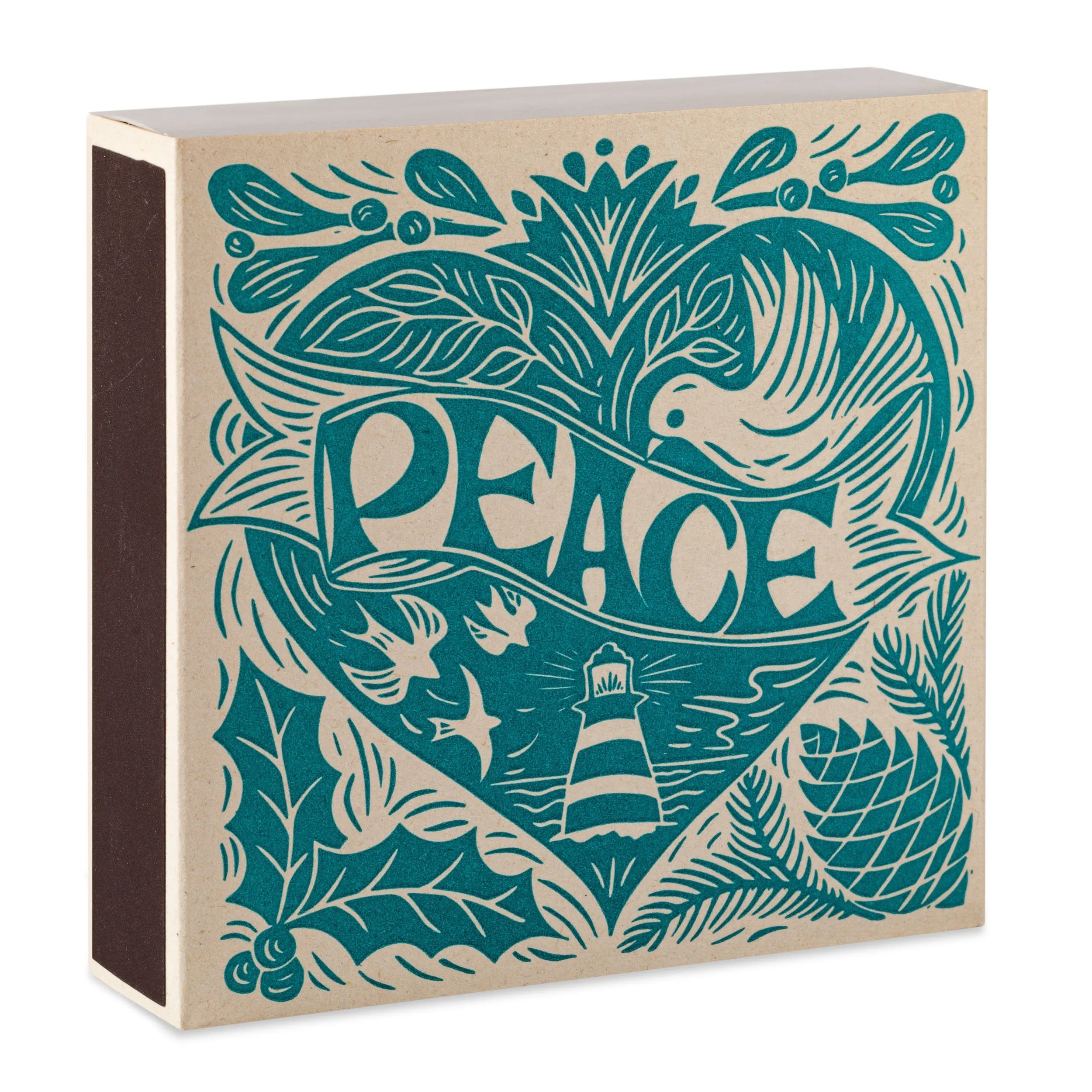 Christmas Peace Square Match Box