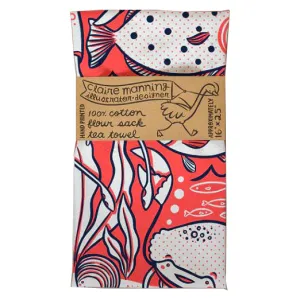 Claire Manning - Tea Towel "Seafood"