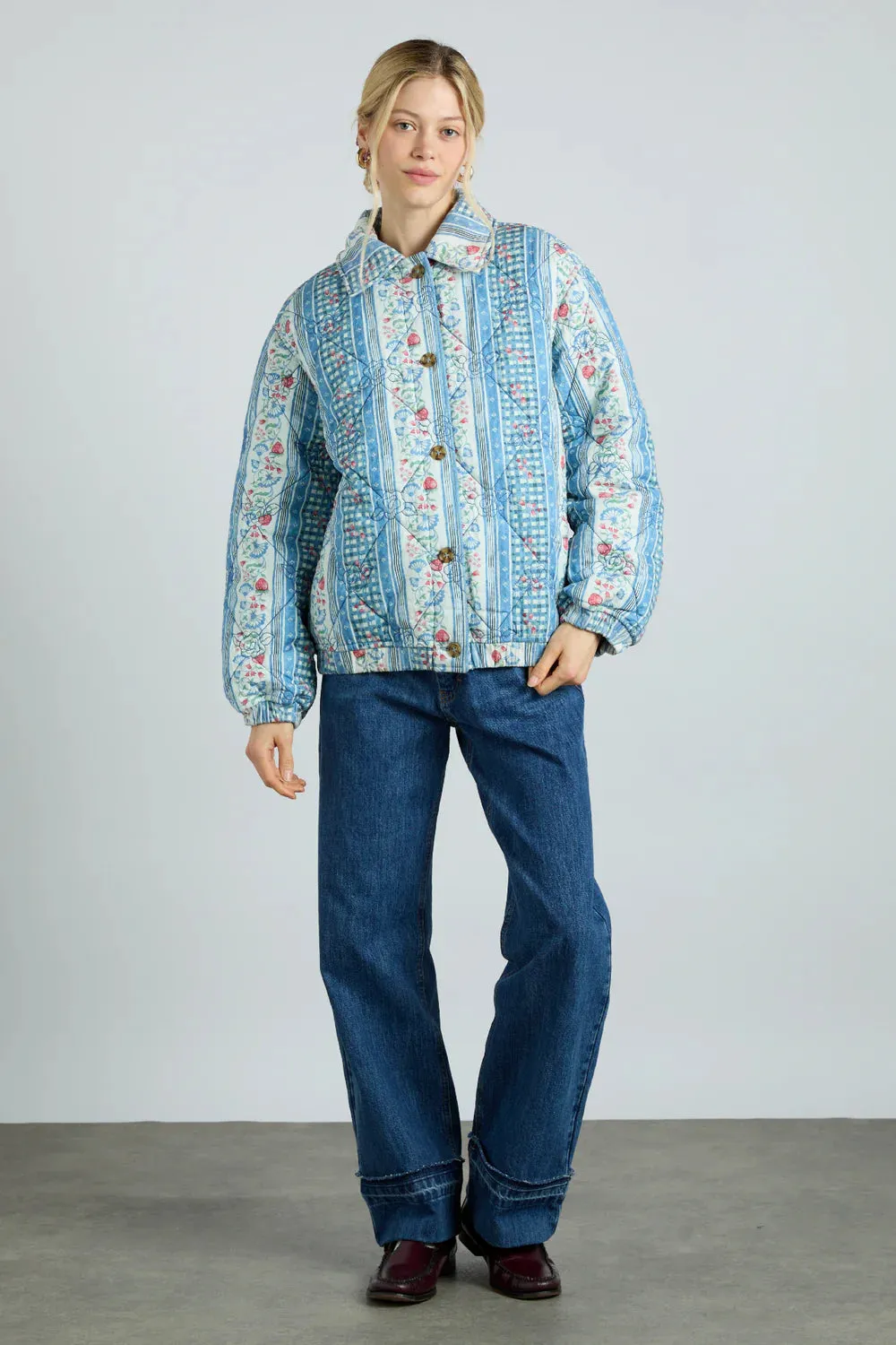 Claudia Jacket - Wallpaper Floral