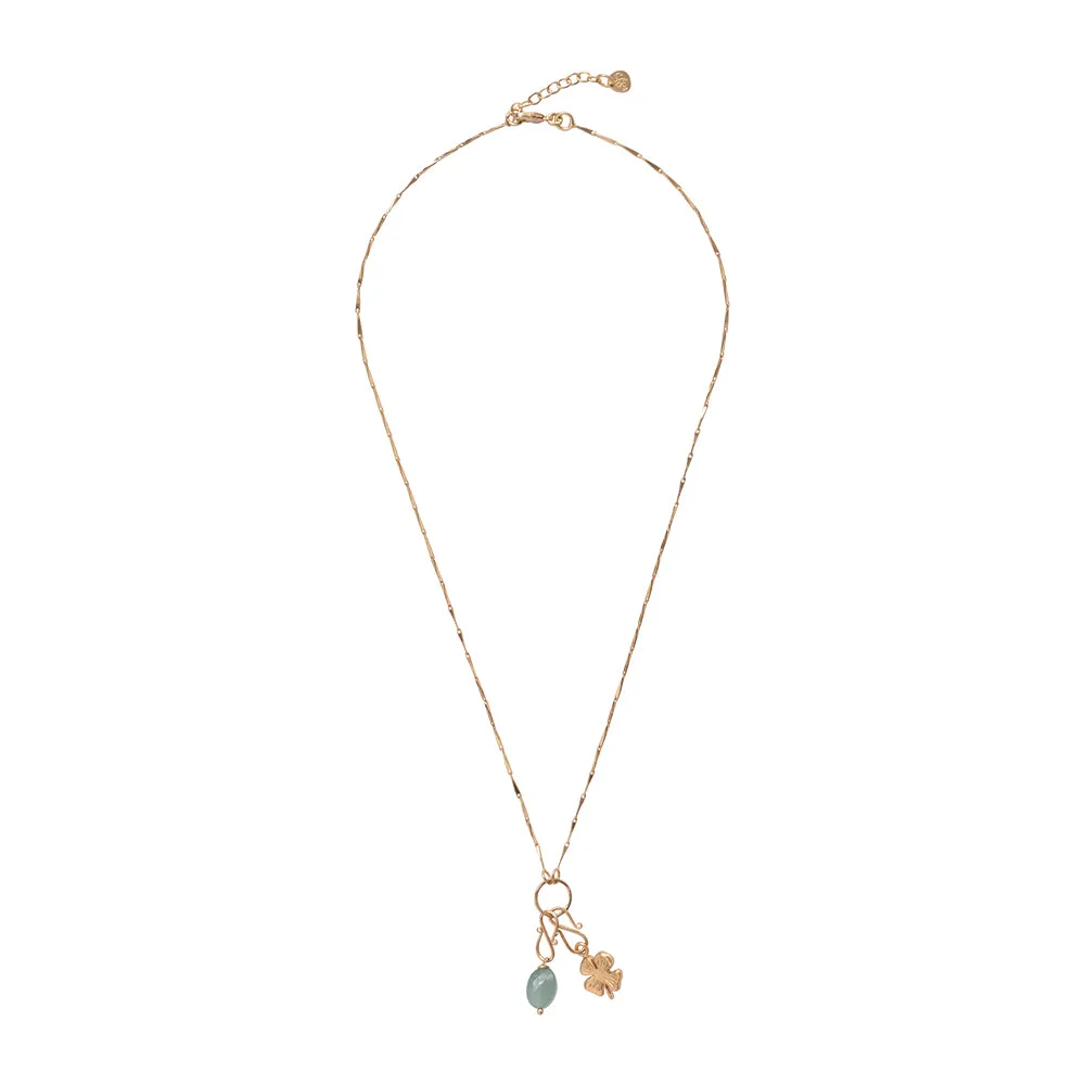 Clover Small Charm Gold Plated