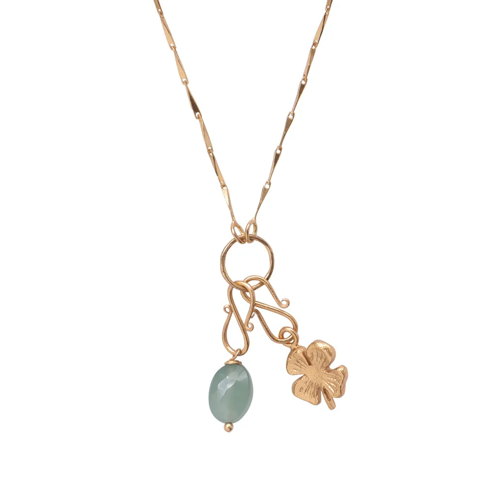 Clover Small Charm Gold Plated