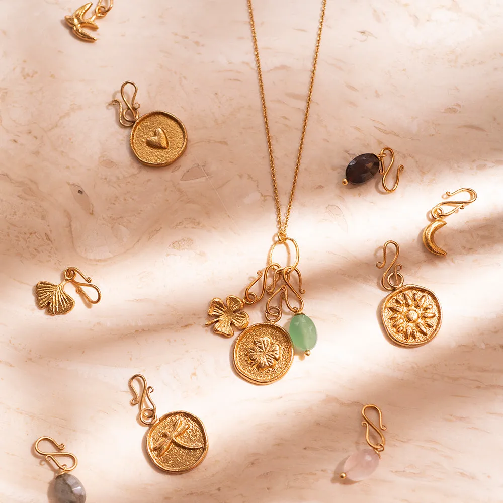 Clover Small Charm Gold Plated