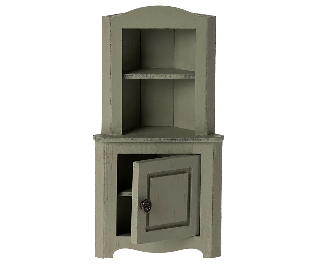 Corner Cabinet, Mouse - Light Green