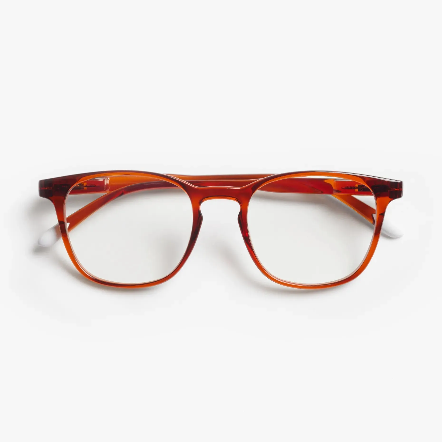 Dalston Glossy Screen Glasses - Intense Rust