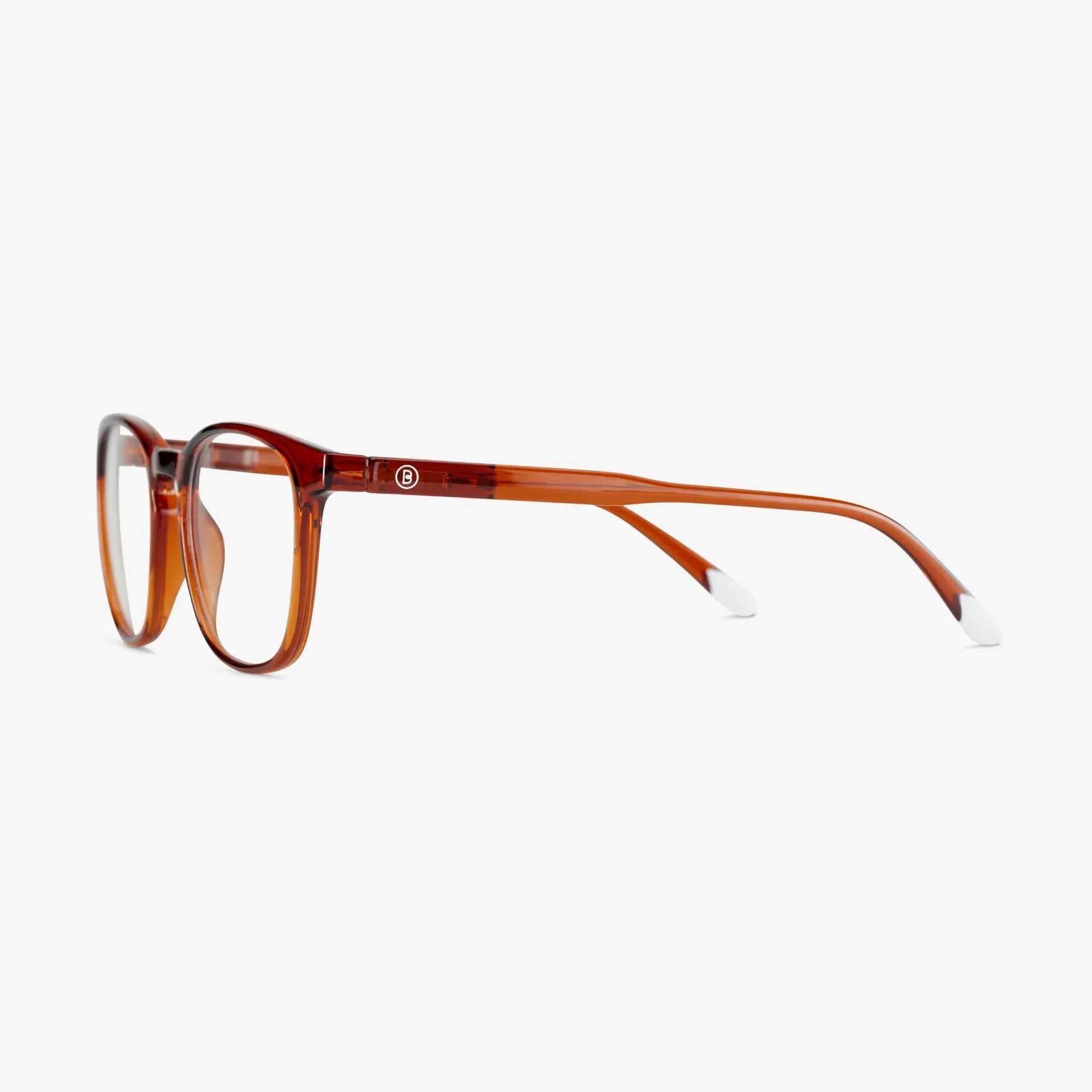 Dalston Glossy Screen Glasses - Intense Rust