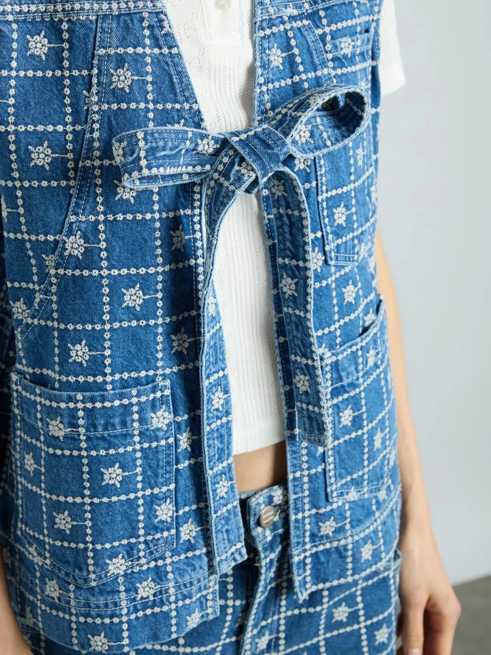 Dilly Vest - Broderie