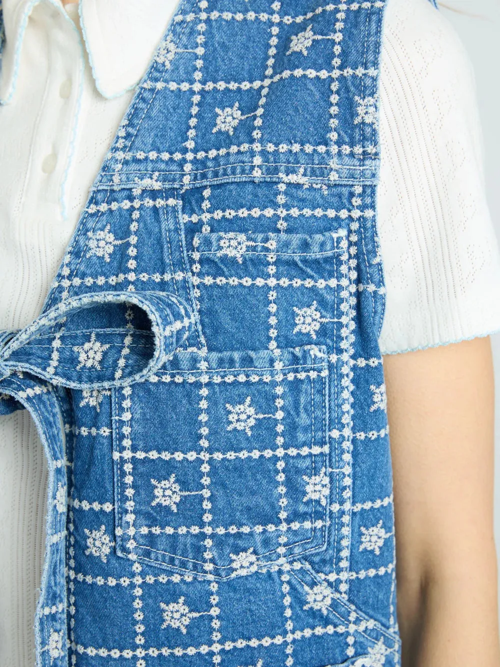 Dilly Vest - Broderie
