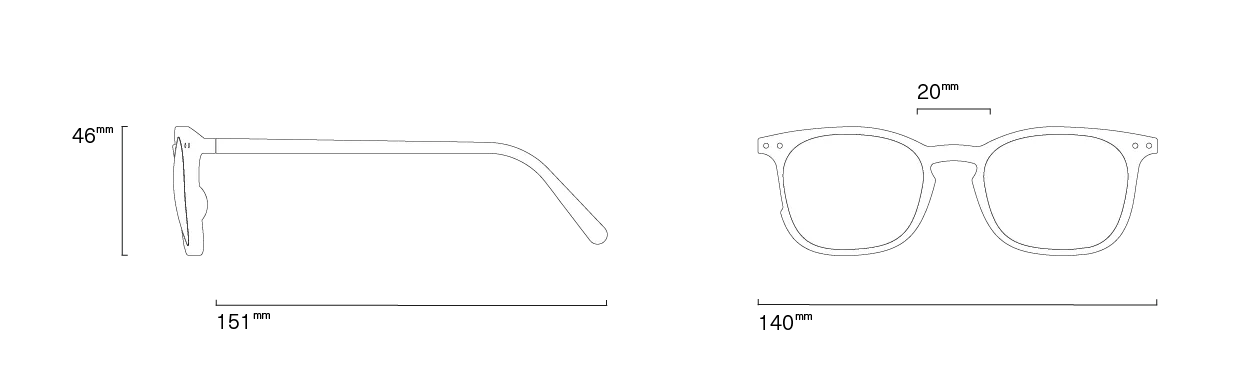#E Sunglasses - Havane