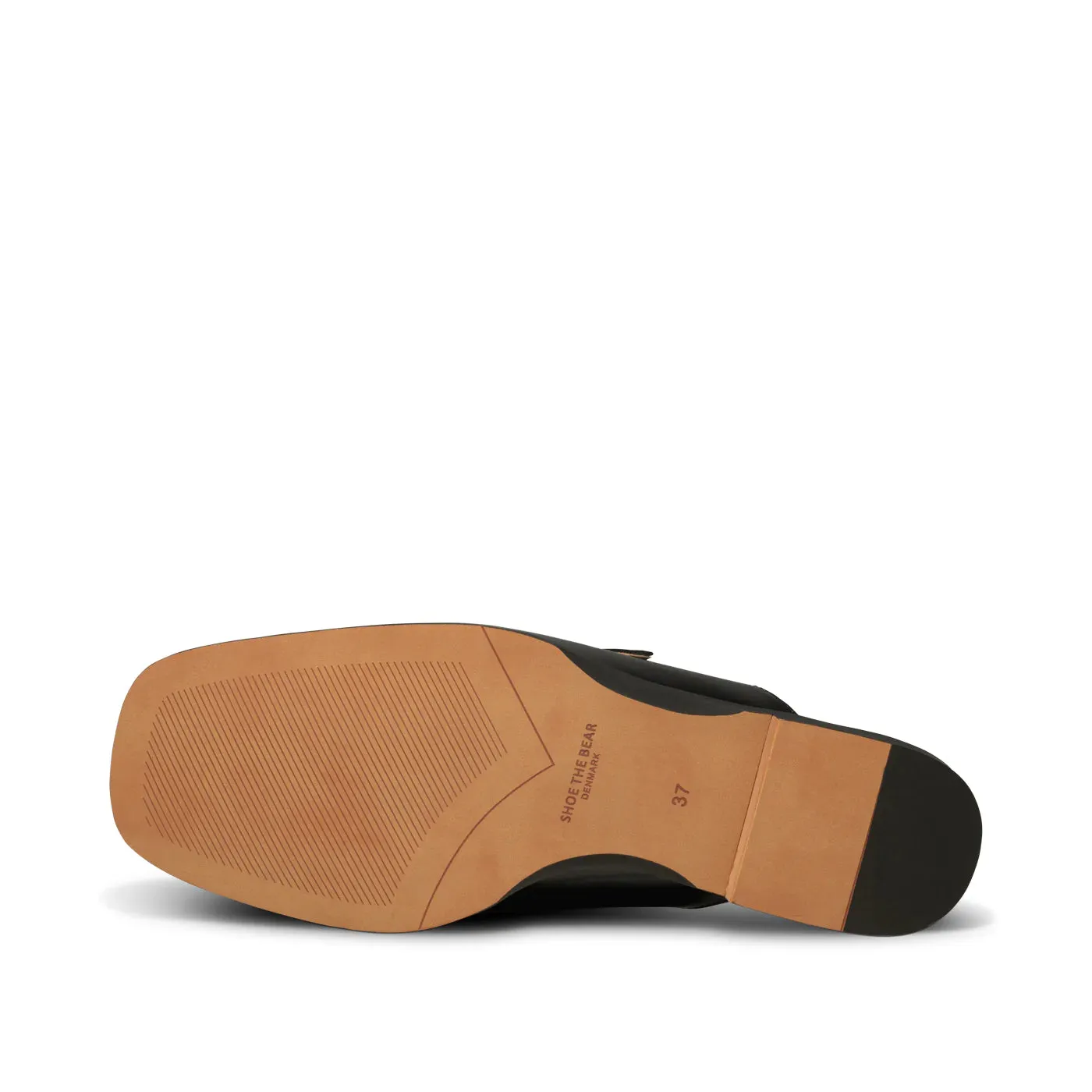 Erika Slide Leather - Black High Shine
