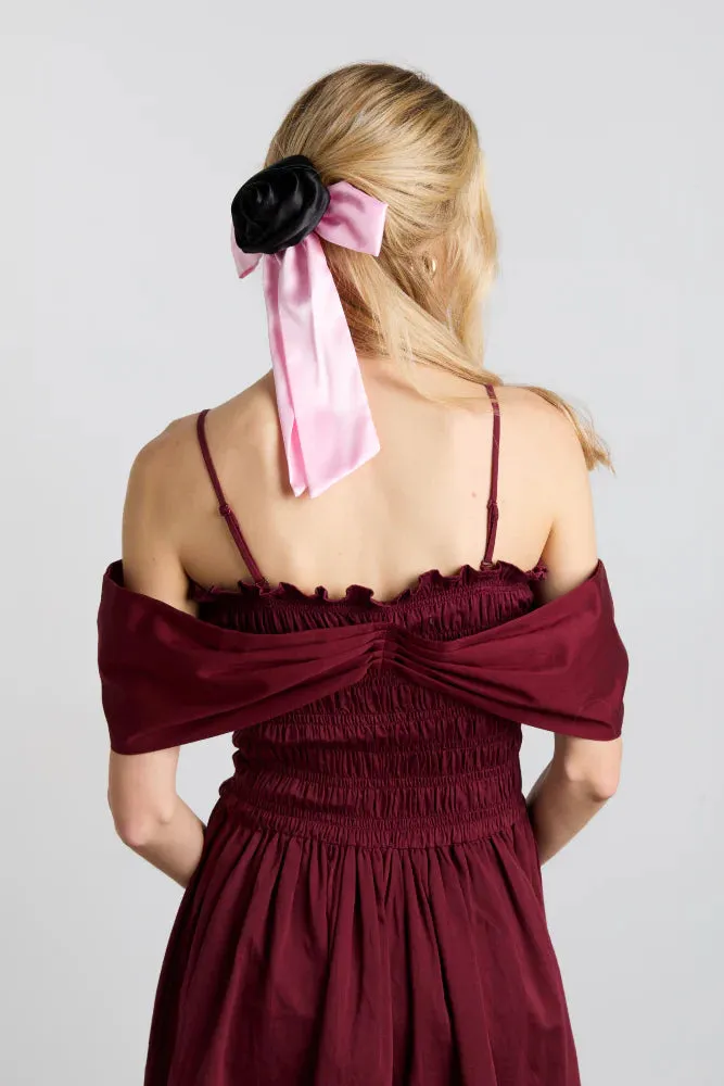 Esmerelda Mini Dress - Burgandy