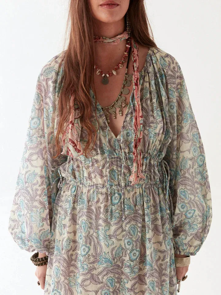 Flora Dress - Purple Paradise