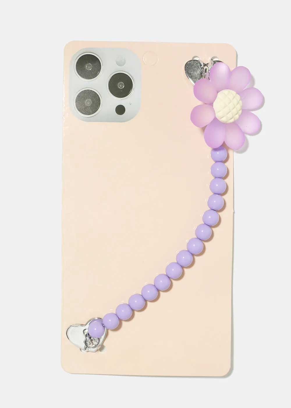 Flower & Bead Phone Strap