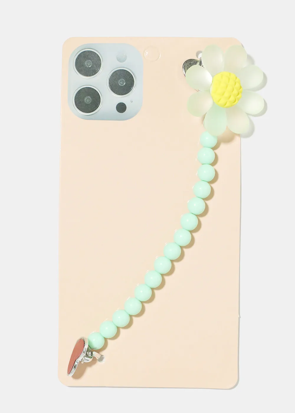 Flower & Bead Phone Strap