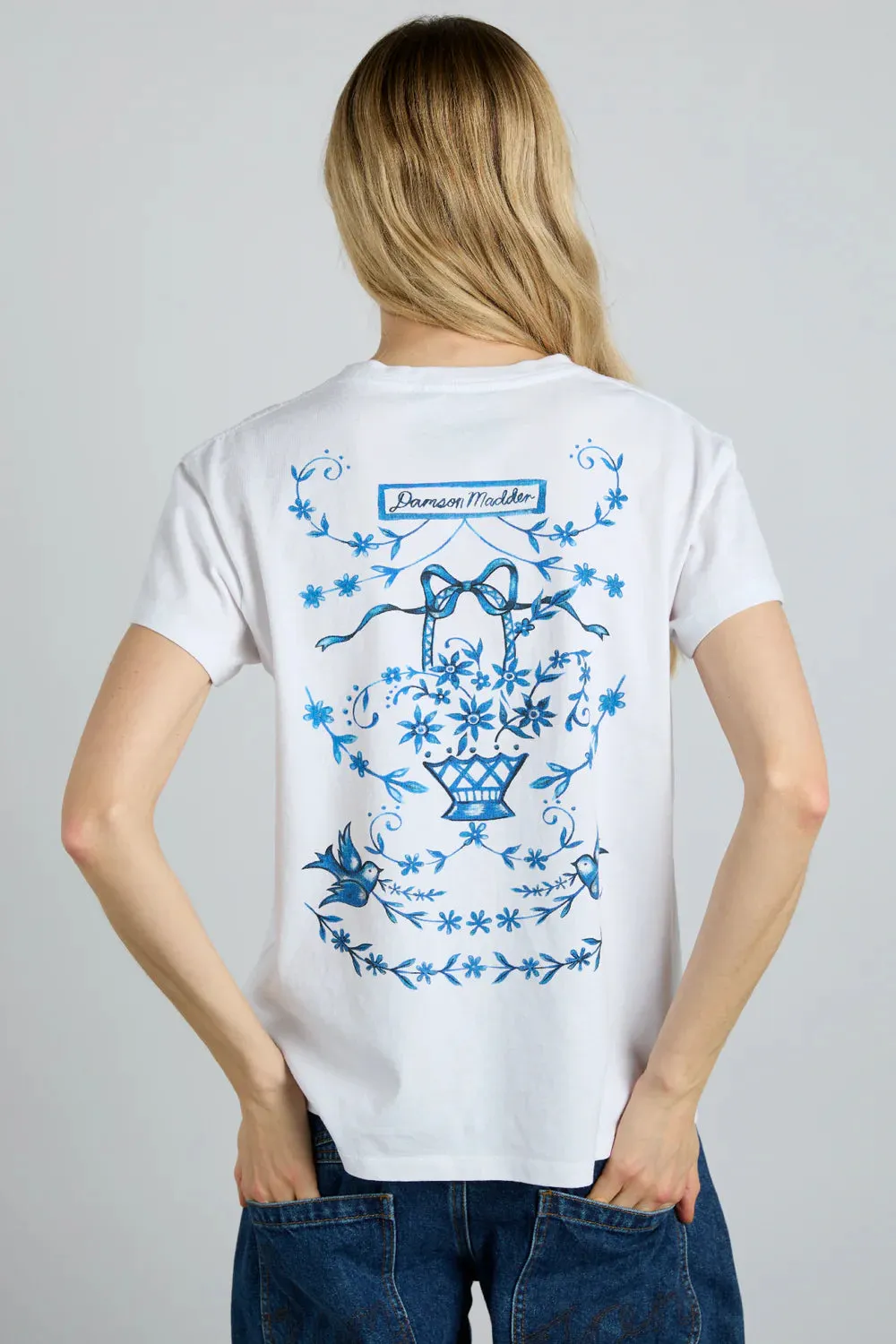 Flower Basket Shrunken Tee