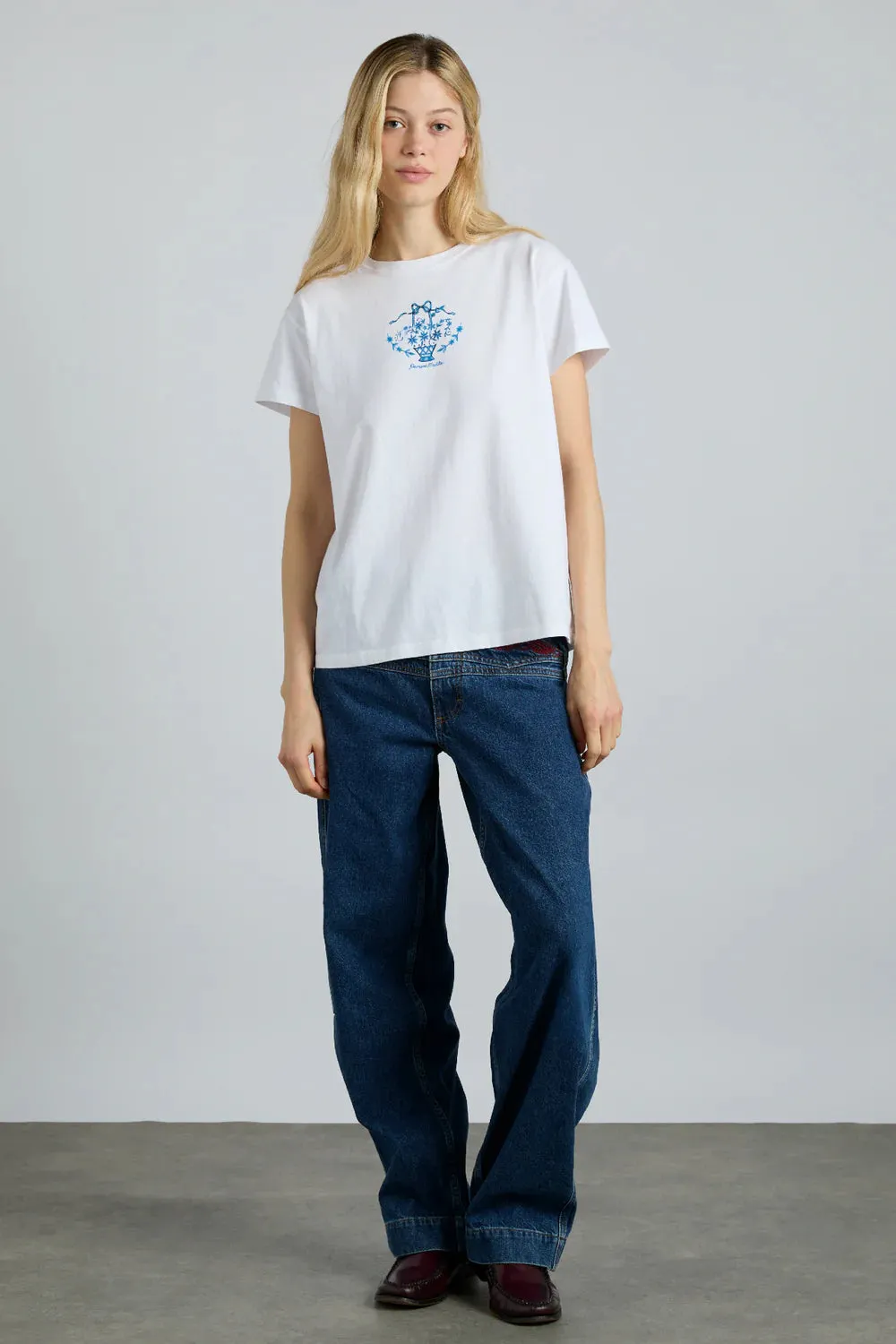 Flower Basket Shrunken Tee
