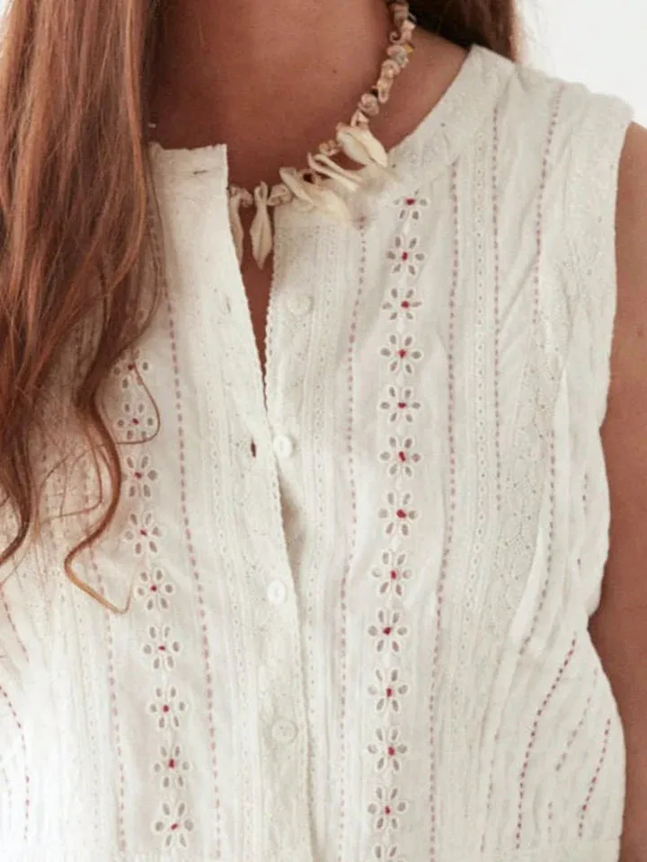 Francesca Blouse - Capri Panna