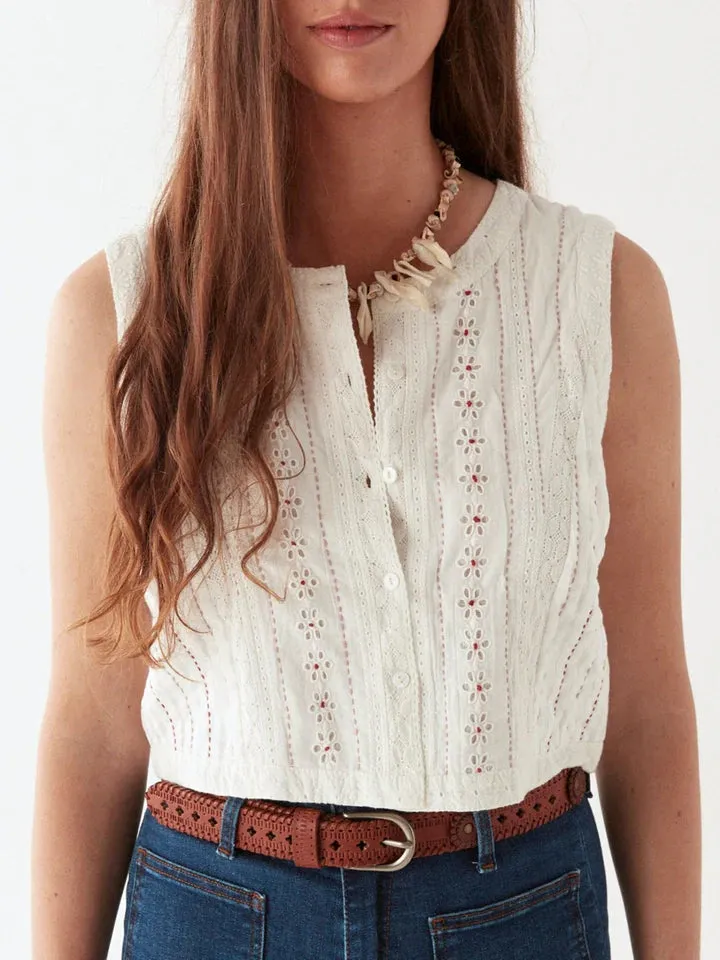 Francesca Blouse - Capri Panna