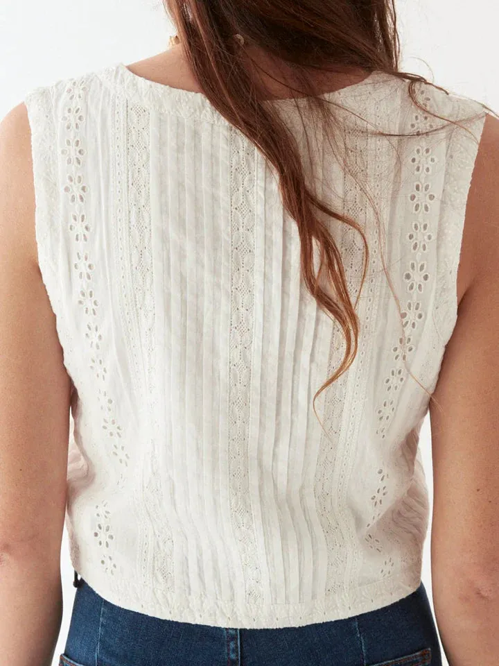 Francesca Blouse - Capri Panna
