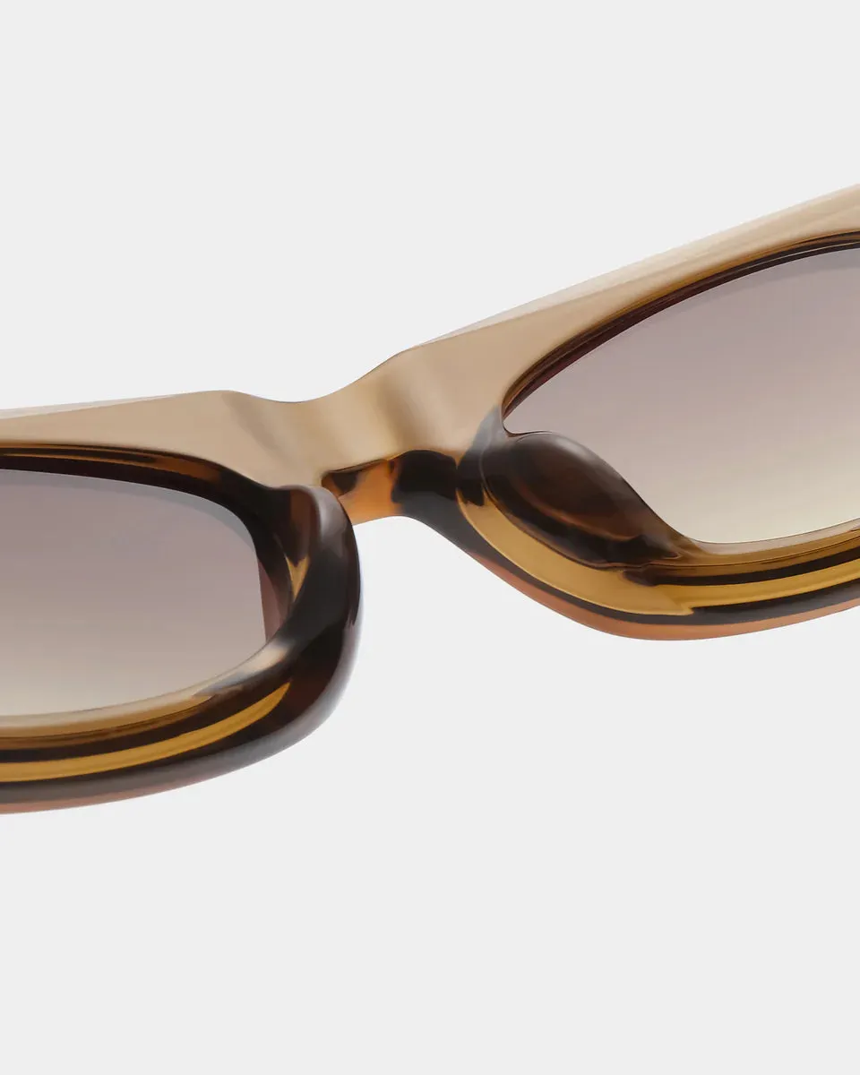 Frida Sunglasses - Smoke Transparent